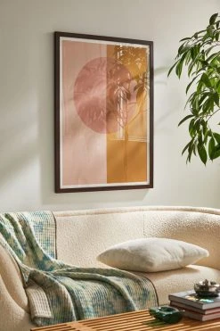 Cheapest ⭐ Colour Poems Color Block Abstract VII Art Print Walnut Wood Frame ✨