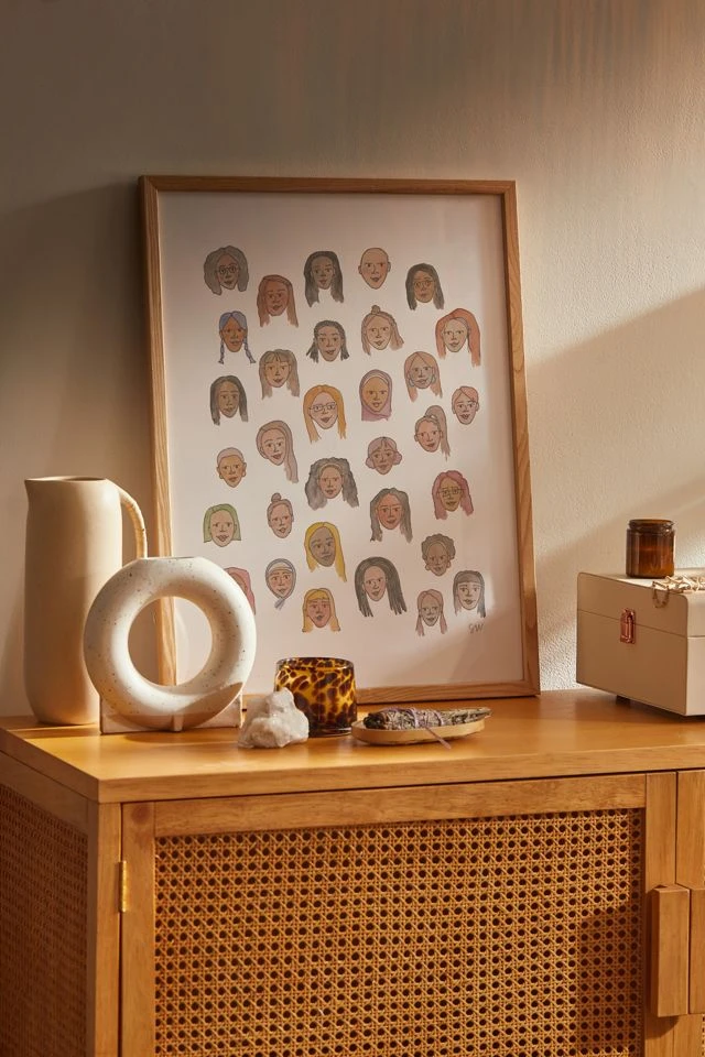 Discount π Sophia Walters To The π© Women 02 Art Print Natural Wood Frame π