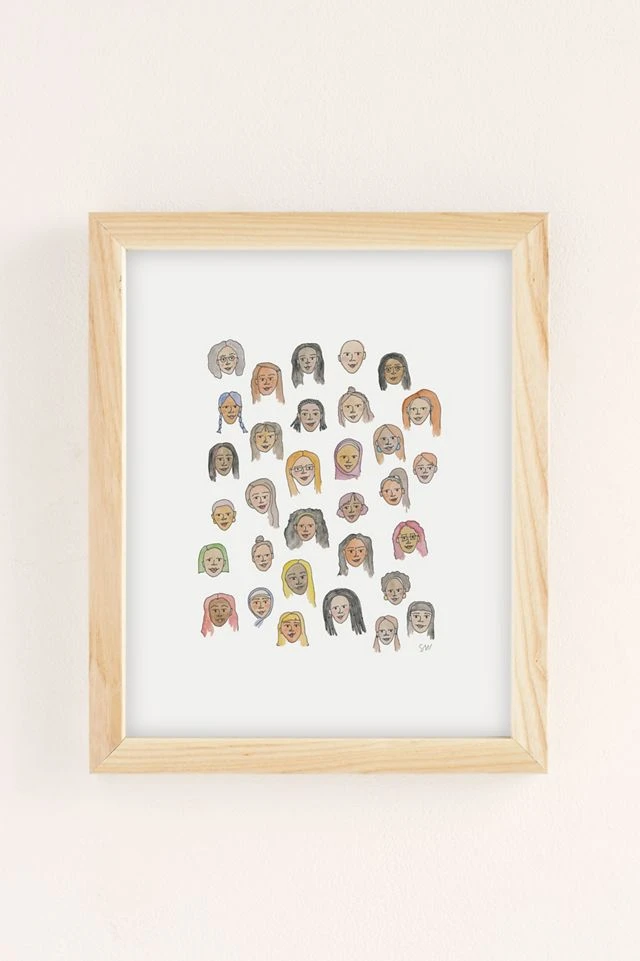 Discount π Sophia Walters To The π© Women 02 Art Print Natural Wood Frame π - Image 2