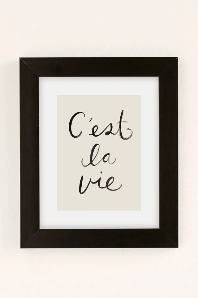 Cheapest β Kelli Murray Cβest La Vie Art Print Black Matte Frame π - Image 2
