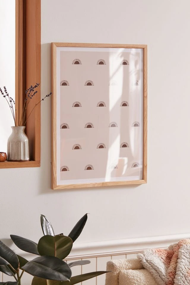 Flash Sale 𧨠Kelli Murray Sunrise Art Print Natural Wood Frame π