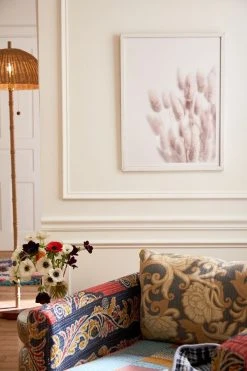 Promo π Christina Lynn Williams Pink Bunny Tails Art Print White Wood Frame β