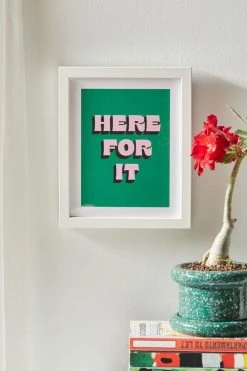 Top 10 β€οΈ Nicole Goldfarb Here For It Art Print Modern White π€©