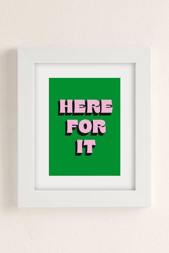 Top 10 β€οΈ Nicole Goldfarb Here For It Art Print Modern White π€© - Image 2