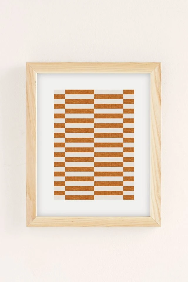 Top 10 π Little Arrow Design Co Aria Rectangle Tiles Art Print Natural Wood Frame π - Image 2