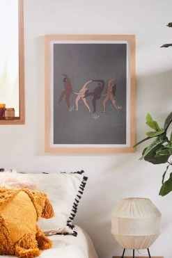 Best Sale π Constanzaillustrates The Dance Art Print Natural Wood Frame π