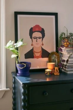 Flash Sale π Nick Quintero Abstract Frida Art Print Black Matte Frame π