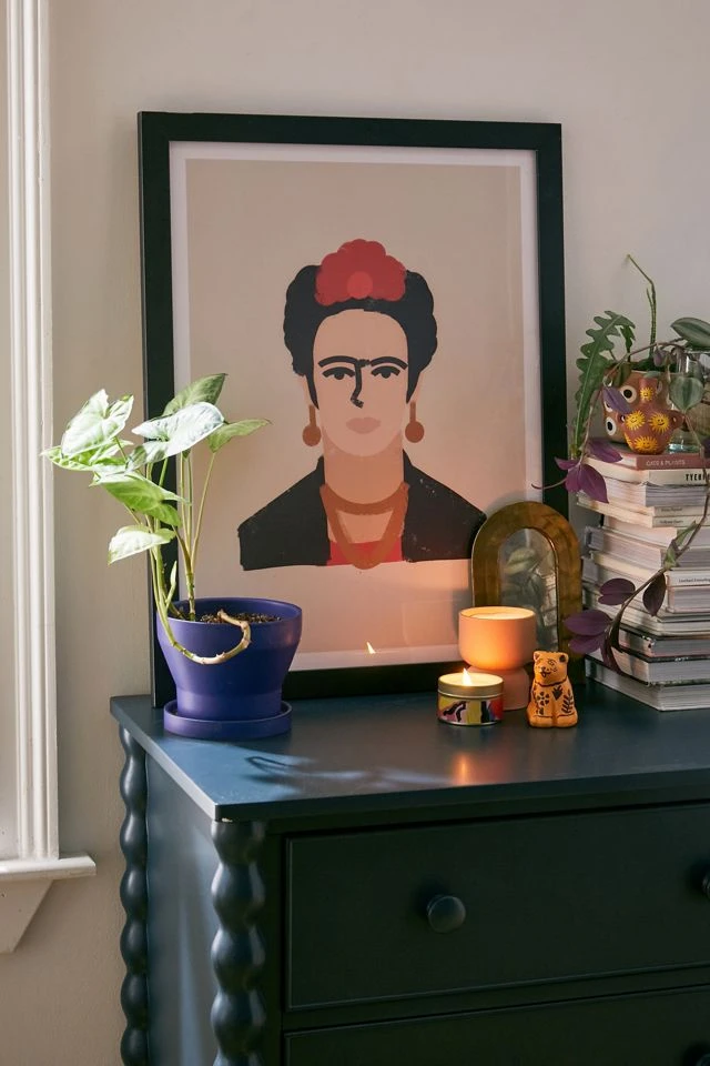 Flash Sale π Nick Quintero Abstract Frida Art Print Black Matte Frame π