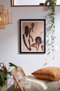 Cheapest 🤩 Nawaalillustrations Stronger Together Art Print Black Wood Frame ✨