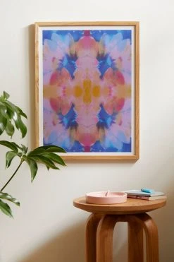 Discount π Acute Perception Lucid Bloom Art Print Natural Wood Frame π