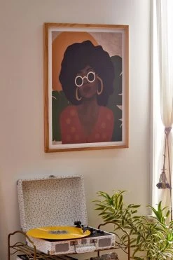 Cheapest ⭐ Nawaalillustrations Easy Art Print Natural Wood Frame 🥰