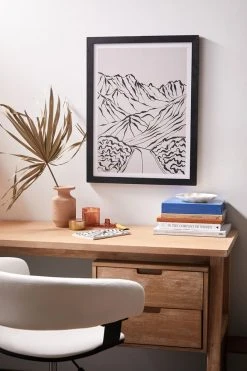 Promo π― Alisa Galitsyna Mountains Know The Secret Art Print Black Wood Frame β€οΈ