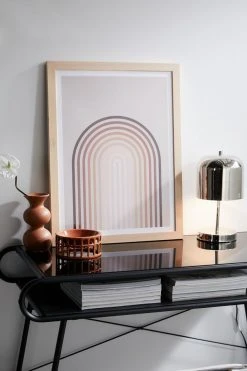 Best reviews of 🛒 Iveta Abolina Terra Ombre Arches Art Print Natural Wood Frame ❤️