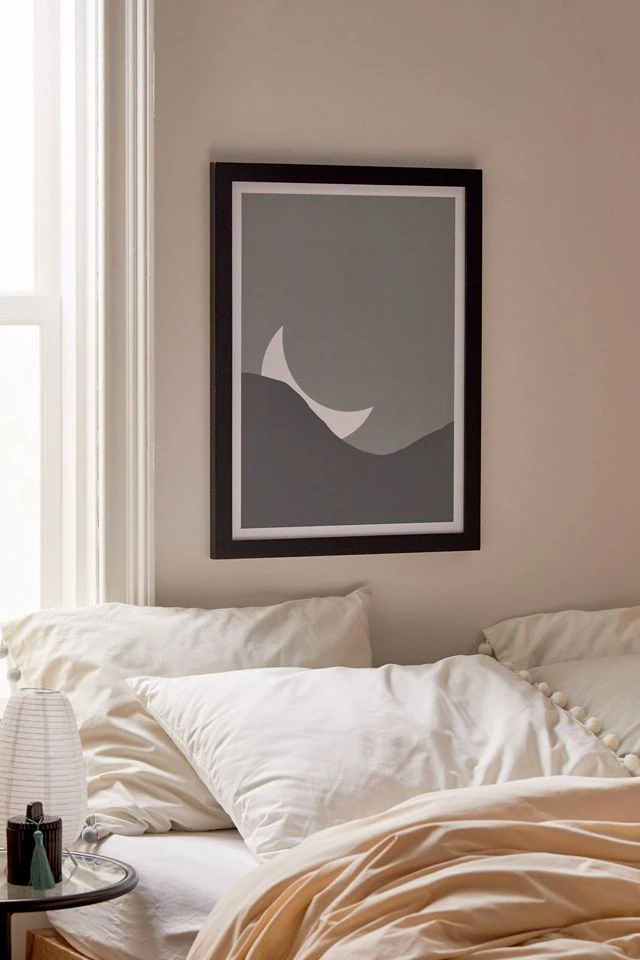Hot Sale π€© Aleeya Jones Abstract Moon Art Print Black Matte Frame π₯