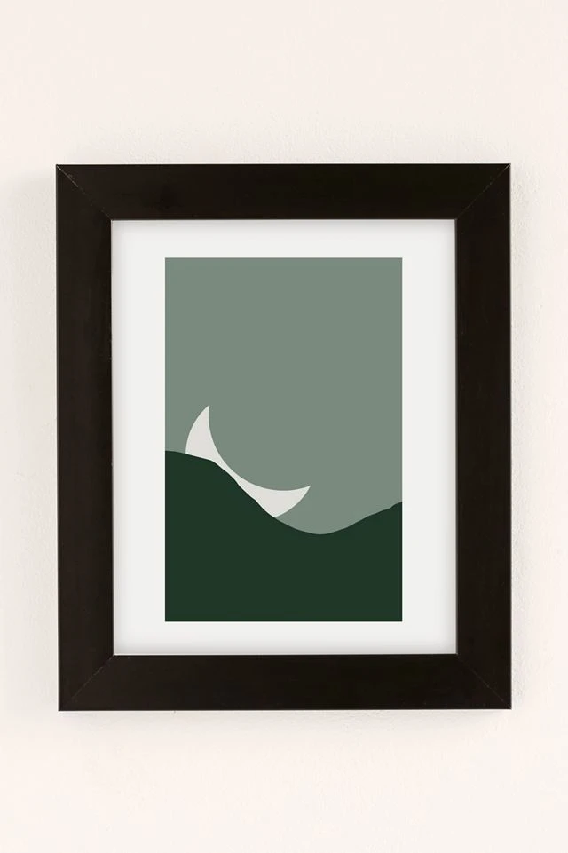 Hot Sale π€© Aleeya Jones Abstract Moon Art Print Black Matte Frame π₯ - Image 2