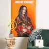 Cheap 🎉 Billie Eilish Poster Orange 🤩