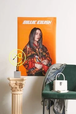 Cheap π Billie Eilish Poster Orange π€©