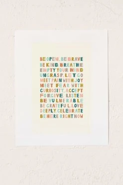 Hot Sale 🎉 Elizabeth Olwen UO Exclusive Good Intentions Art Print No Frame 💯