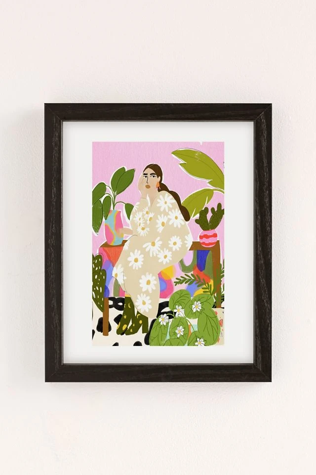 Deals π Alja Horvat Taking Care Of My Plants Art Print Black Wood Frame 𧨠- Image 2