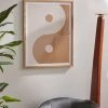 Brand new 🔥 Urban Wild Studio The Moon The Sun Art Print Natural Wood Frame 😀