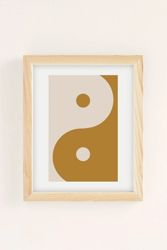 Brand new π₯ Urban Wild Studio The Moon The Sun Art Print Natural Wood Frame π - Image 2