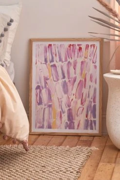 Coupon 😉 ANoelleJay Peaches Sugarcane Art Print Natural Wood Frame 👍