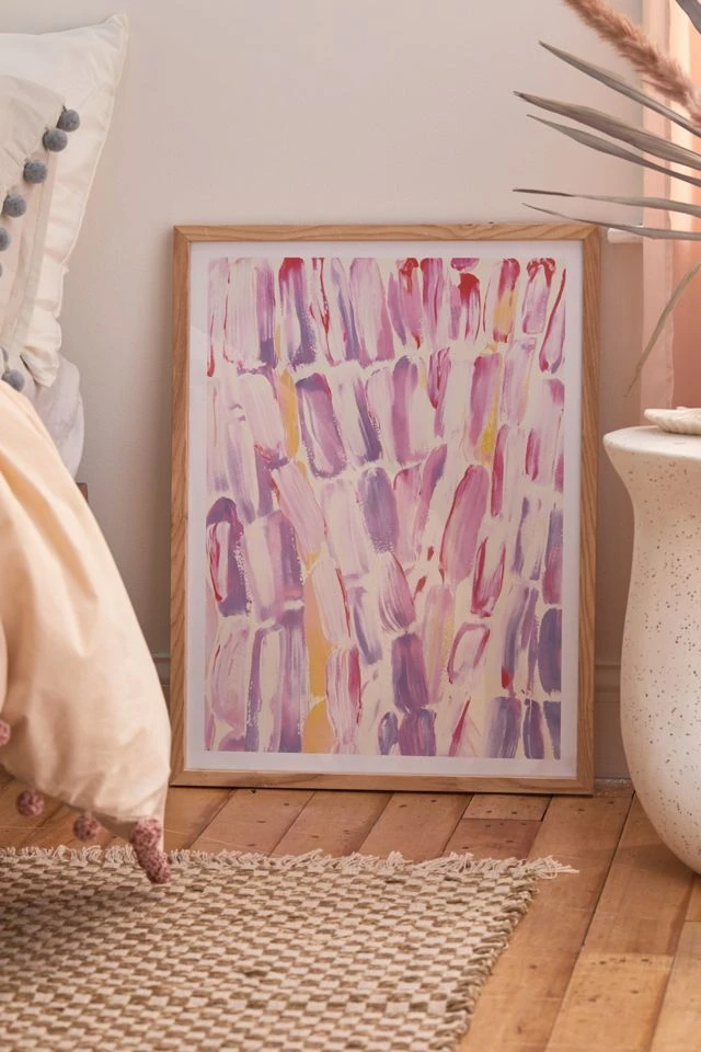 Coupon π ANoelleJay Peaches Sugarcane Art Print Natural Wood Frame π