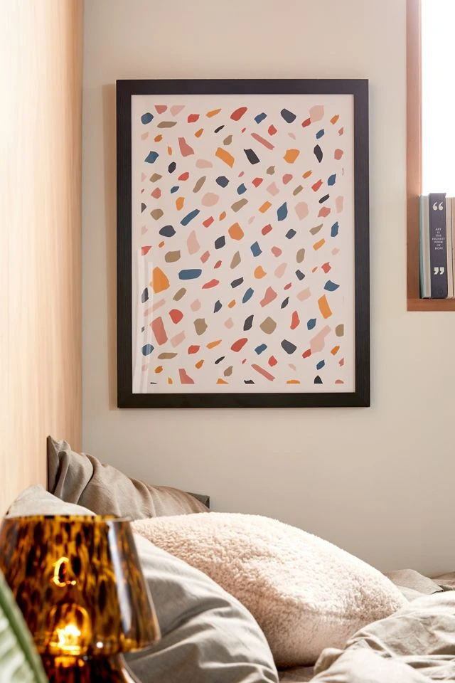 Flash Sale β€οΈ 83 Oranges Terrazzo Love Art Print Black Matte Frame π