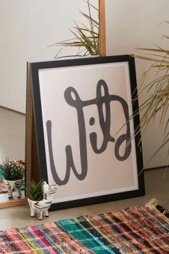 Buy 🛒 Urban Wild Studio Wild Abstract Art Print Black Matte Frame 🛒