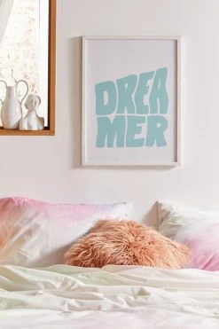 Cheapest 🛒 Phirst UO Exclusive Dreamer Wave Art Print White Wood Frame 🎉