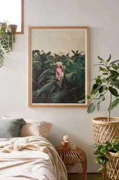 Top 10 β€οΈ Sarah Eisenlohr Walking Into Leaves Art Print Natural Wood Frame π