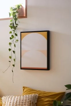 Wholesale π The Old Art Studio Abstract Geometric 01 Canvas Art Print Black π