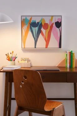 Coupon 👏 Garima Dhawan Tulips 2G Canvas Art Print White 🔔