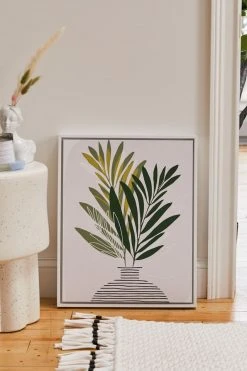 Wholesale ๐ Moderntropical Olive Branches Contemporary B Canvas Art Print White ๐