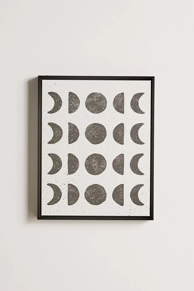 Flash Sale π Pauline Stanley Moon Phases Canvas Art Print Black π― - Image 2
