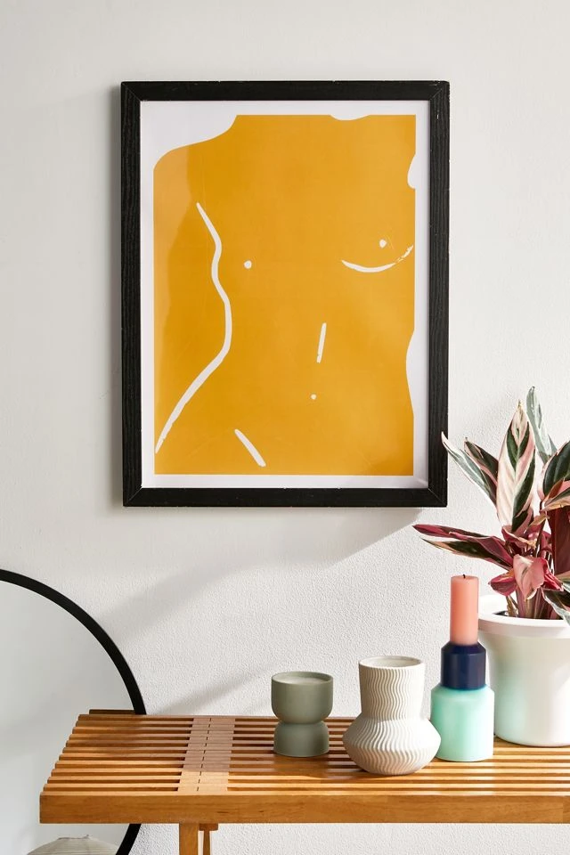 Cheap π Little Dean Nude To Art Art Print Black Wood Frame π