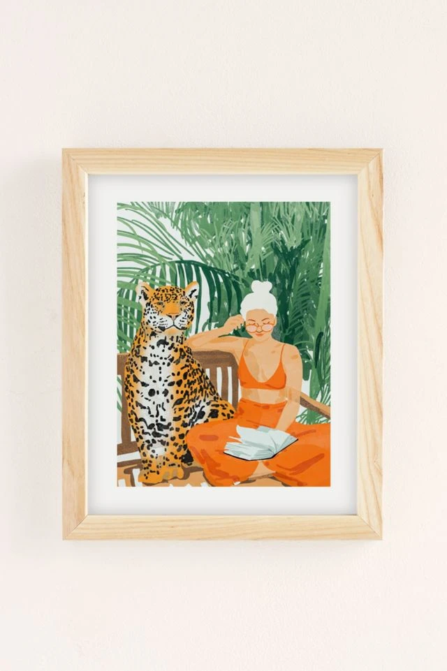Flash Sale π₯° 83 Oranges Jungle Vacay Art Print Natural Wood Frame β - Image 2