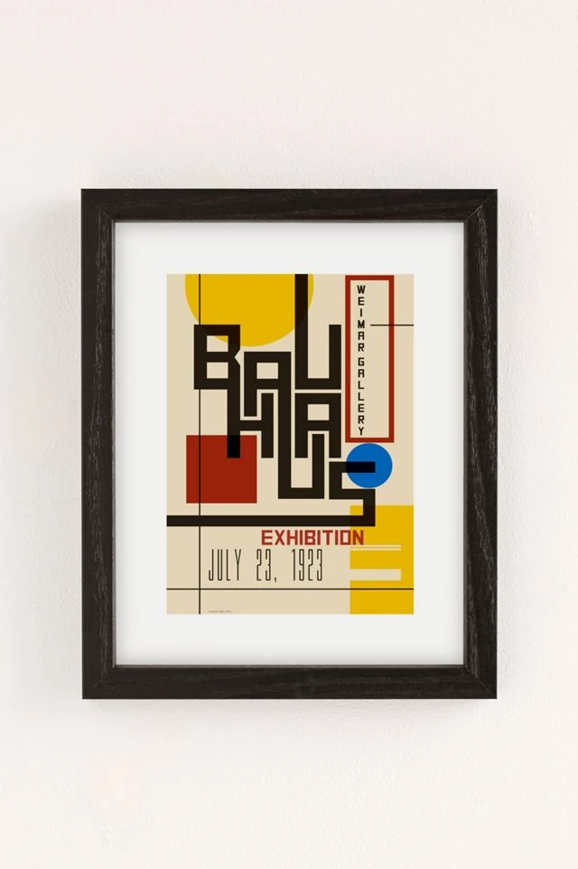 New π₯° Blue Lightning TV Bauhaus Poster I Art Print Black Wood Frame π - Image 2