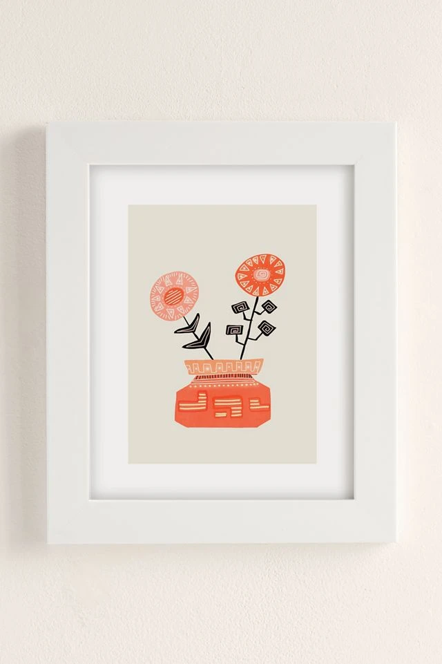 Hot Sale π Viviana Gonzalez Floral Vibes V Art Print White Matte Frame π - Image 2