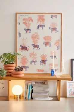 Deals ✔️ Florent Bodart Where The Tigers Belong Art Print Natural Wood Frame 🔔