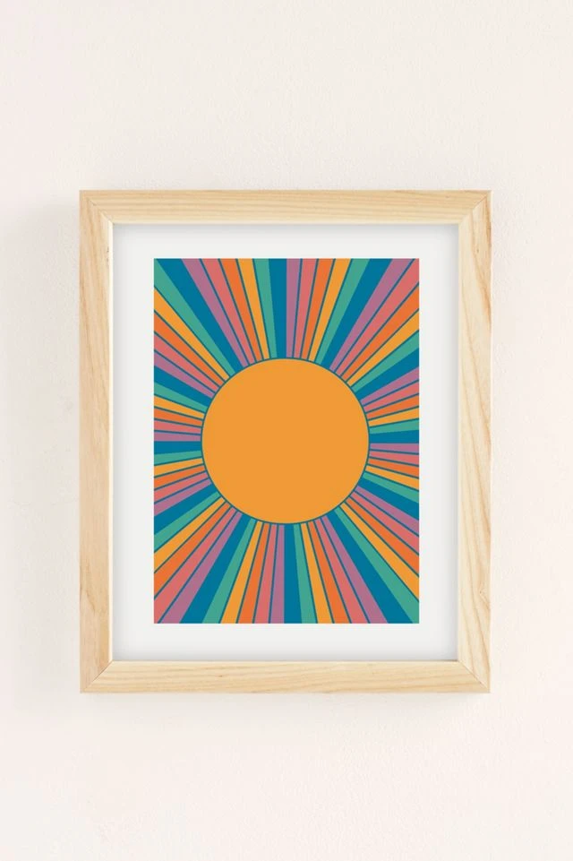 Outlet π Circa 78 Designs Sunshine State Art Print Natural Wood Frame π₯ - Image 2