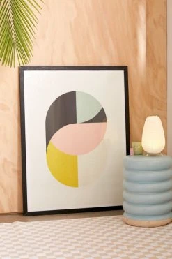 Wholesale ๐ฅ Metron Minimal Geometry No 1 Art Print Black Wood Frame ๐