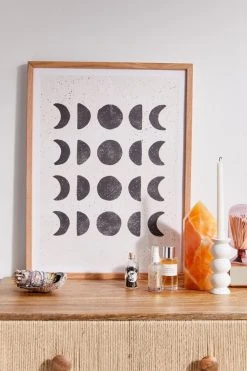 Promo π Pauline Stanley Moon Phases Art Print Neutral π