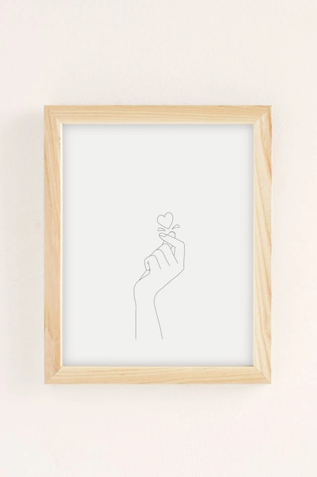 Flash Sale π Nadja Love Snap Art Print Natural Wood Frame π― - Image 2