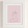 Hot Sale ⌛ The Colour Study Life Drawing Illustration Art Print White Matte Frame 👏