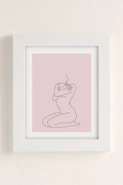 Hot Sale ⌛ The Colour Study Life Drawing Illustration Art Print White Matte Frame 👏