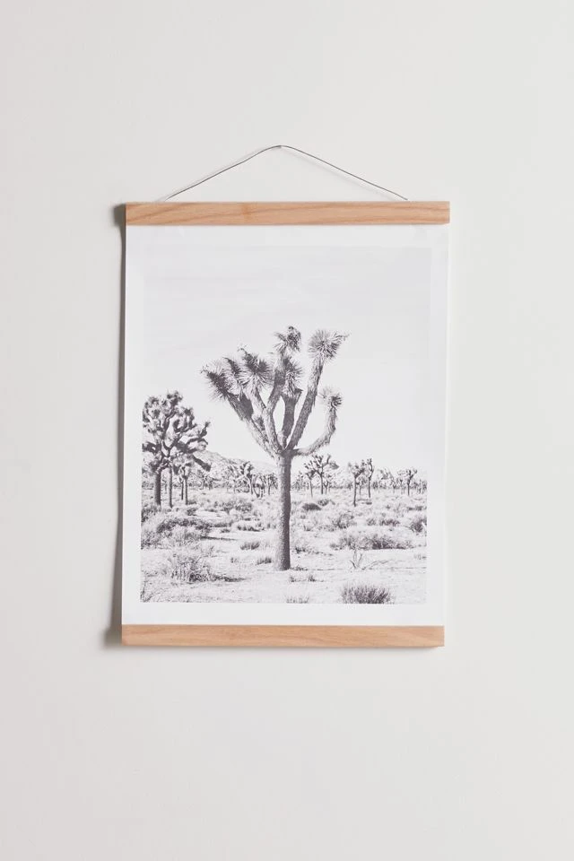 Cheapest π Bree Madden For Deny Joshua Tree Dowel Art Print Black + White π₯° - Image 2