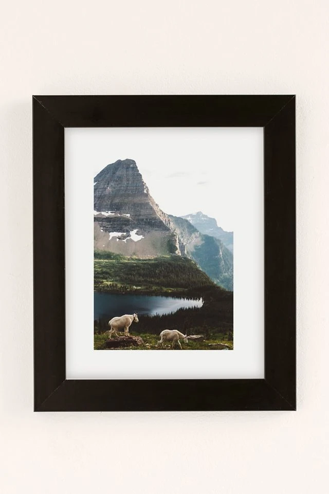 Promo β Kenna Allison A Walk With The Mountain Goats Art Print Black Matte Frame π₯