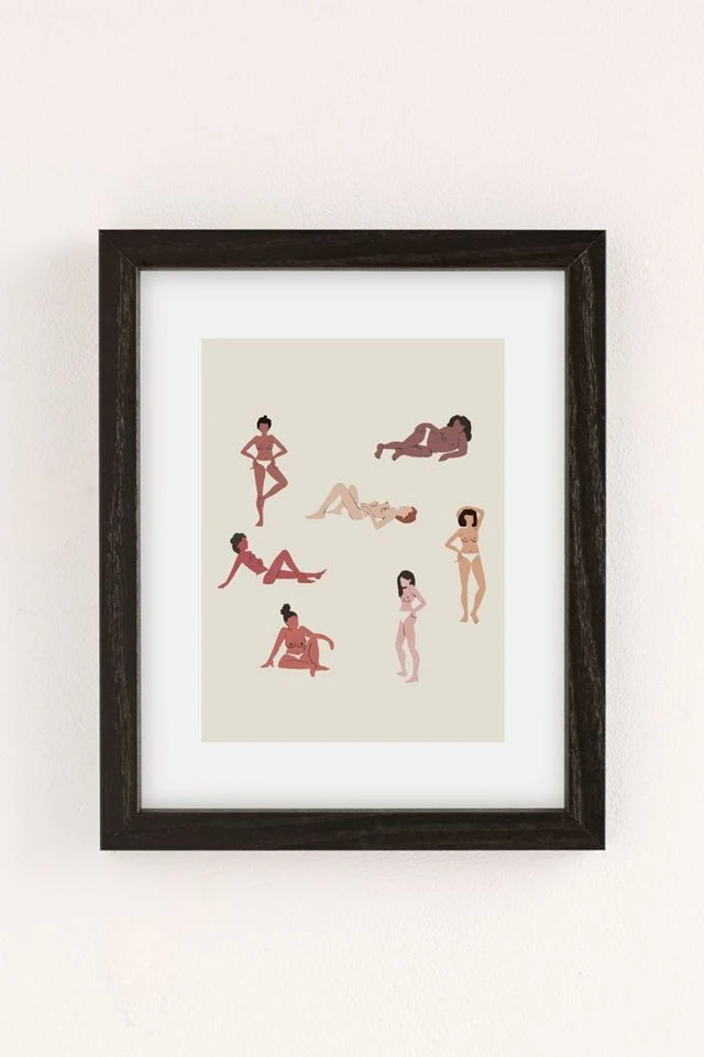 Best reviews of π Megan Galante Hey Ladies Art Print Black Wood Frame π₯ - Image 2