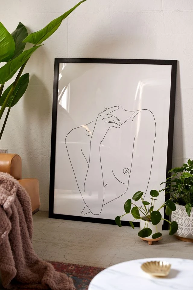 Flash Sale β The Colour Study Cecily Art Print Modern Black β€οΈ